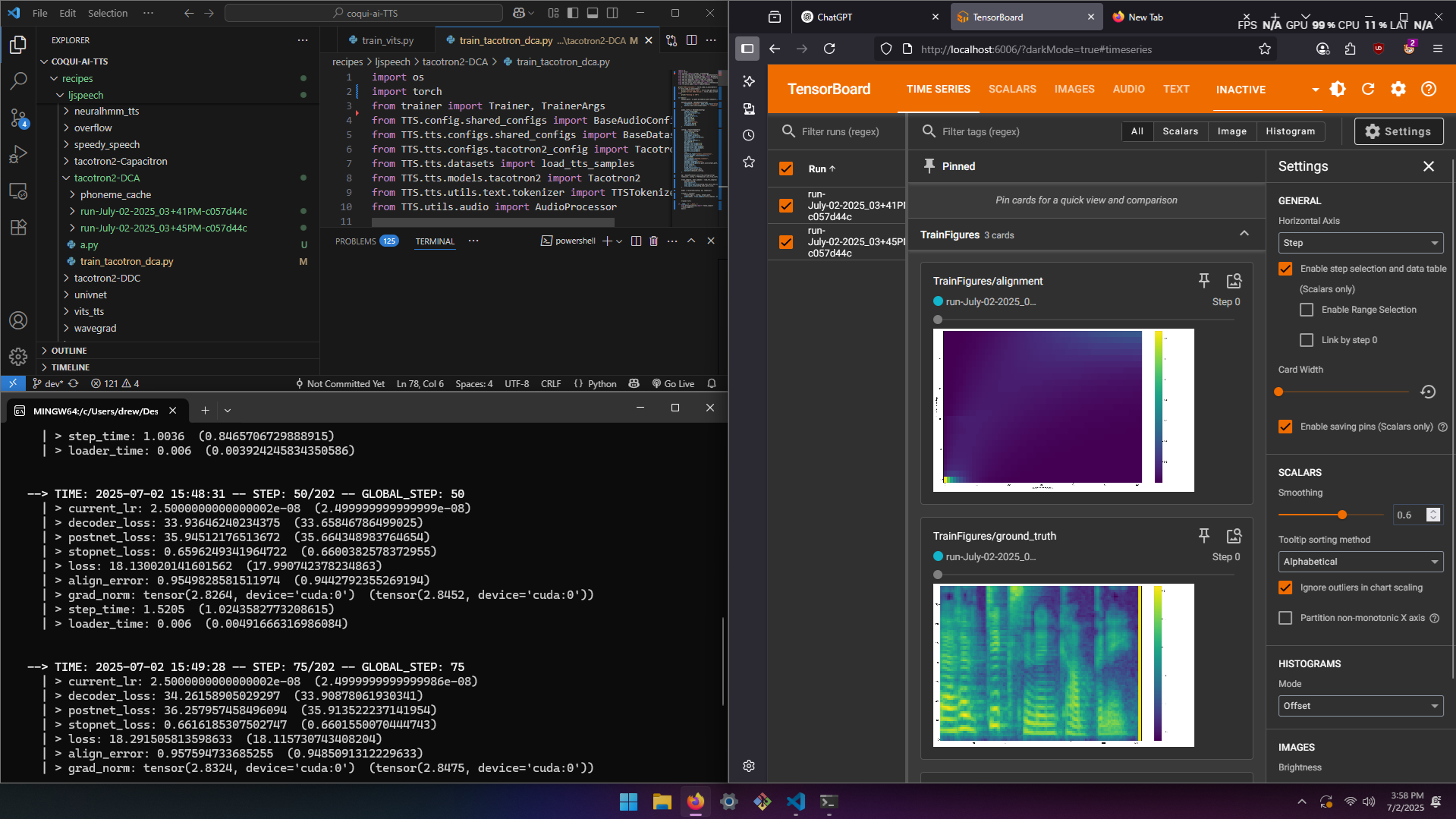 Adventures training audio models with a 4060